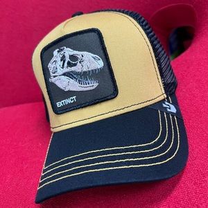 Goorin Farm Trucker Baseball Hat T-Rex Extinct. VERY RARE!!!